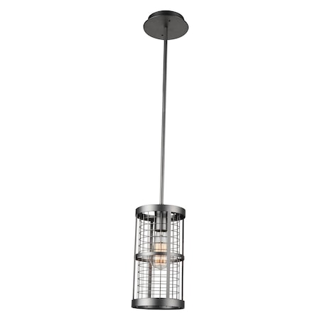 Cwi Lighting One Light Up Mini Pendant With Pewter Finish 9930P6-1-209